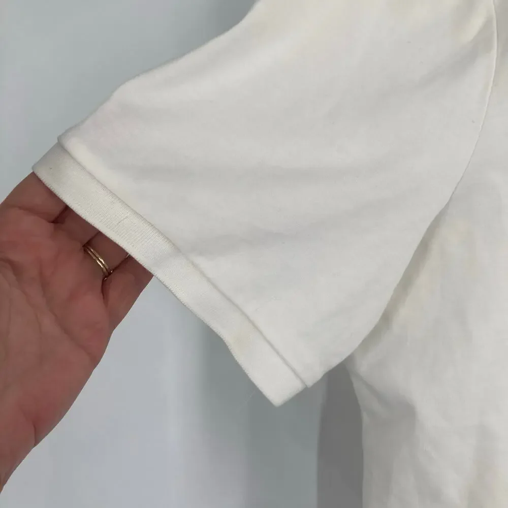Polo Ralph Lauren White Classic Fit Polo Short Sleeve Short Flesh Natural Pony L
